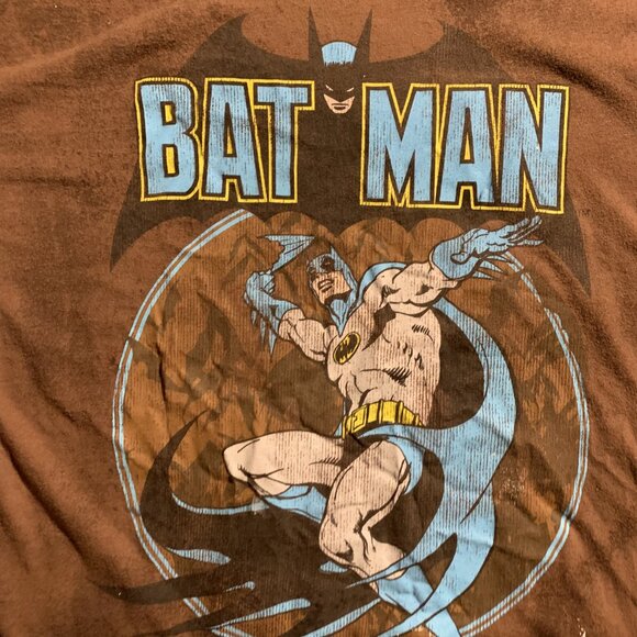 Vintage Batman T-Shirt Brown - Picture 2 of 3